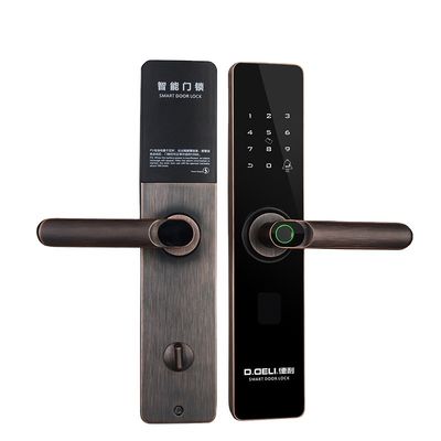 qualité  Home Security KJ013H17 High Security Biometric Fingerprint Door Lock Smart TTLock APP Remote Control Anti-theft Smart Door Lock usine