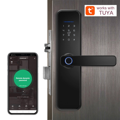 High quality Huiyou office smart fingerprint X5 door lock wifi access control Google Assistant enabled
