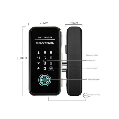 The fine glass smart door lock smart glass door lock smart fingerprint smart glass door lock 100 (pieces)