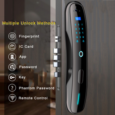 Home/Hotel/Apartments/Office WAFU WF-MY1Take Photo Fingerprint Digital Lock Open Smart Lock With Camera Fingerprint Pin Key Unlock Home Door Lock Apartment